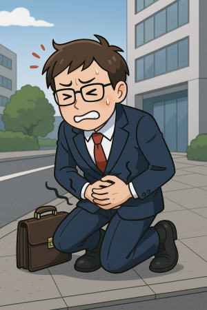 通勤途中の急な体調不良の時の電話代行