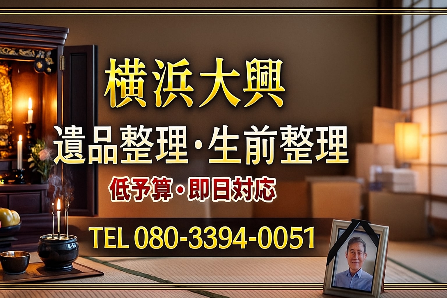 横浜市 泉区 瀬谷区 旭区 戸塚区 遺品整理 横浜大興